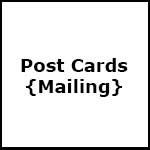 Post Cards - Mailing